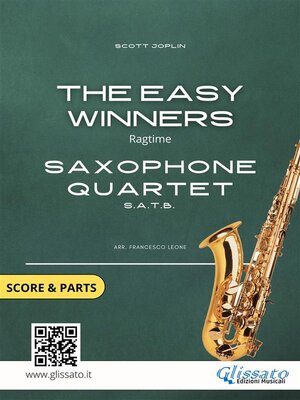 cover image of Saxophone Quartet "The Easy Winners"  score & parts